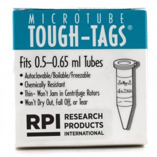 Diversified Biotech Tough-Tags, 0.5-0.65ml, Clear, 1000/pk, 1000PK 247100